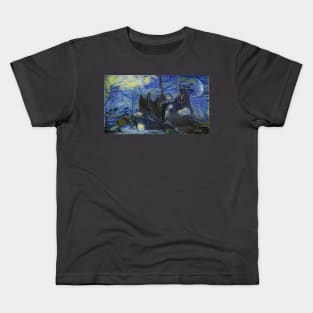 Elden Ring Boss Fight Starry Night Kids T-Shirt